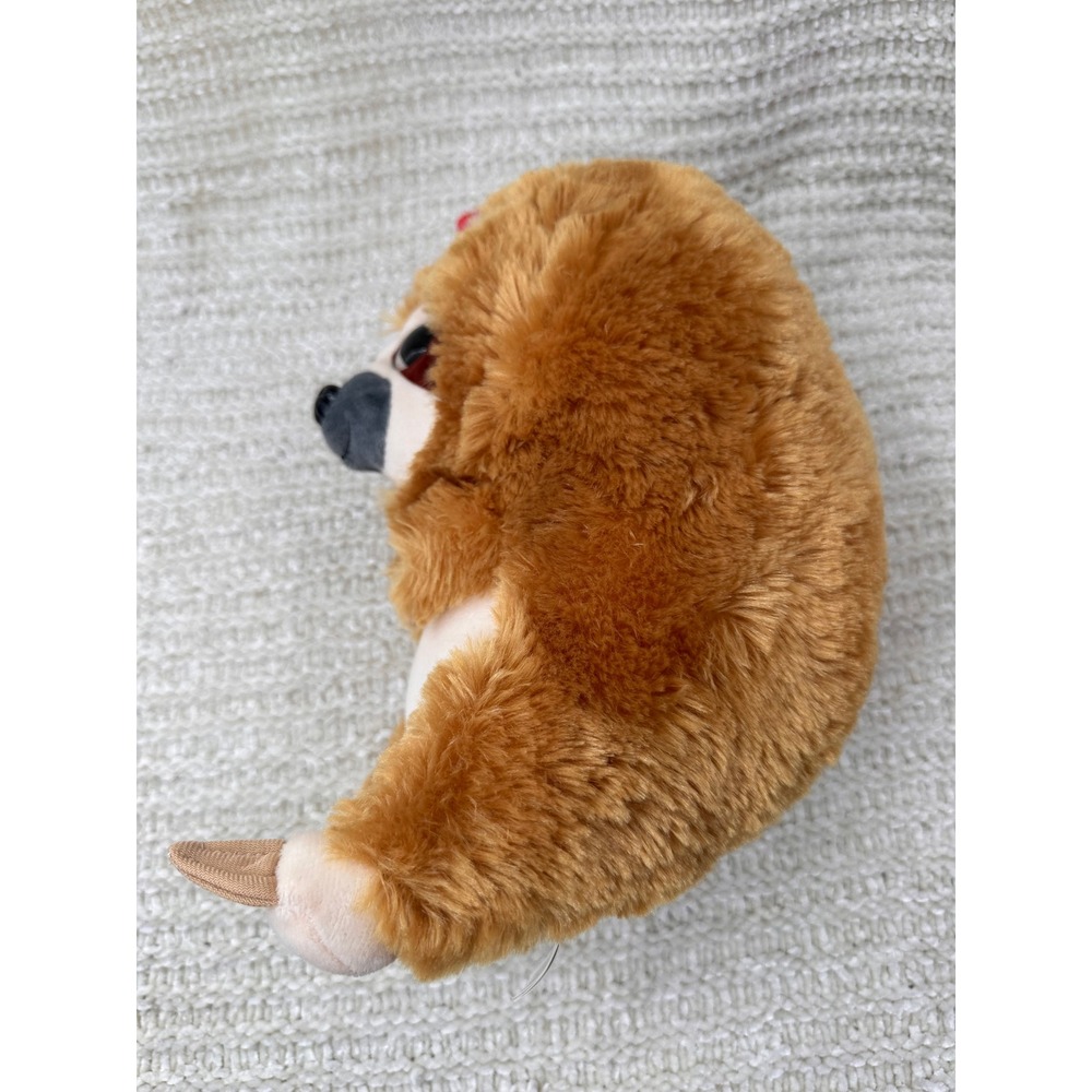 Nanco Sloth Plush Christmas Santa Hat Stuffed Animal Brown Holiday‎ Toy - Picture 7 of 10